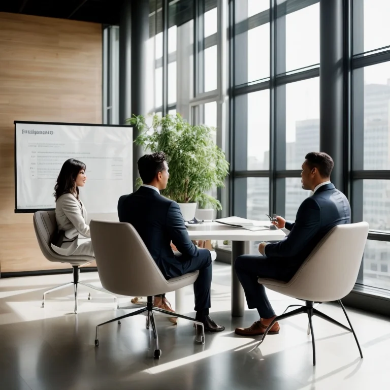 Executive coaching session at BizTrainor